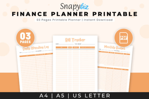 Download Finance Planner | Printable - Premium Resources