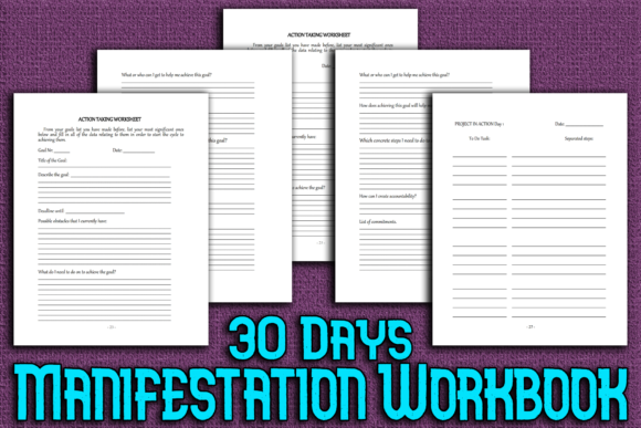 Download 30 Days Personal Manifestation Workbook - Manifestation workbook Collection
