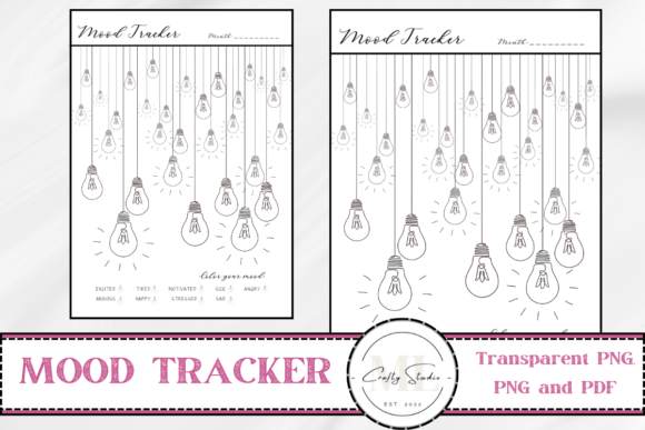 Download Monthly Mood Tracker Printables - Month Collection