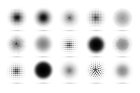 Download Circle Halftone. Abstract Dotted Circles - Premium Resources