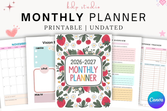 Download 2026–2027 Monthly Planner - Month Collection