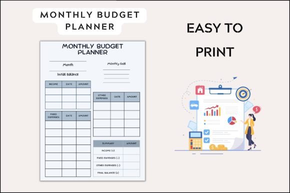 Download Monthly Budget Planner - Month Collection