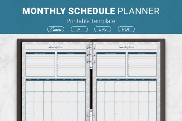 Download Monthly Schedule Planner - Month Collection